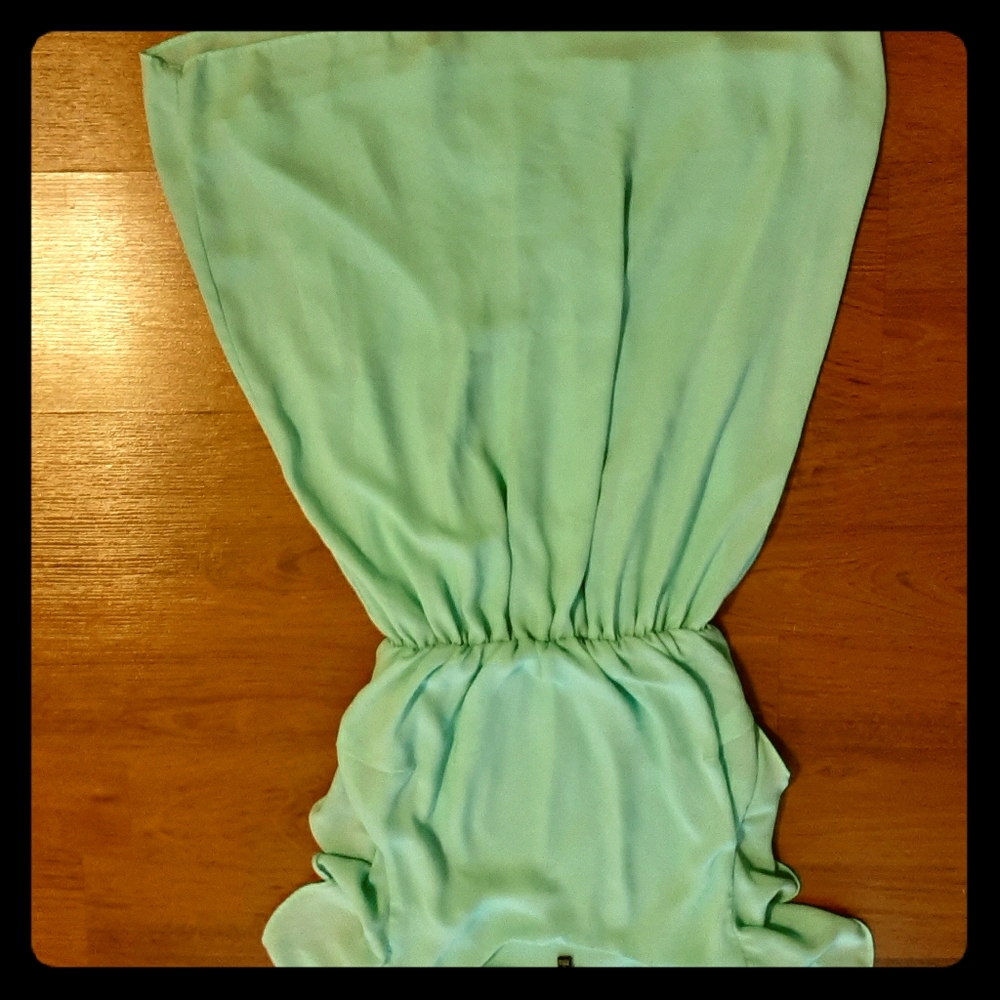 A cute mint spring dress
